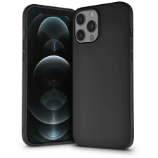 Haffner Soft Prémium szilikon hátlap iPhone 12 Pro Max fekete tok és táska