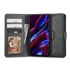 Haffner Tech-Protect Wallet Book Flip bőrtok - Xiaomi Redmi Note 12 5G/Poco X5 5G - fekete