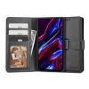 Haffner Tech-Protect Wallet Book Flip bőrtok - Xiaomi Redmi Note 12 5G/Poco X5 5G -     fekete (FN0556)