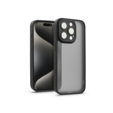 Haffner Variete Apple iPhone 15 Pro Max Tok peremmel, lencsevédő üveggel - Fekete tok és táska