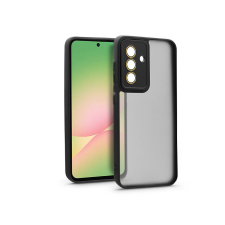 Haffner Variete tok kameravédő lencsevédő üveggel - Samsung SM-A566 Galaxy A56  5G - fekete tok és táska