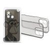 Haffner Xiaomi Redmi 12C szilikon hátlap - Gray Monkey - átlátszó (HF239144)