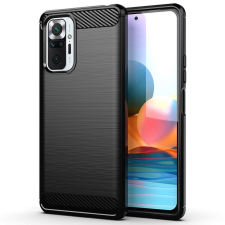 Haffner Xiaomi Redmi Note 10/Note 10S szilikon hátlap - Carbon - fekete tok és táska