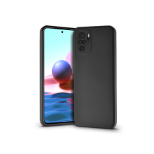 Haffner Xiaomi Redmi Note 10/Note 10S szilikon hátlap - Soft Premium - fekete tok és táska