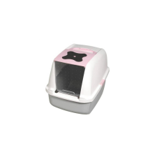 Hagen Catit Hooded Cat Pan - fedeles macska WC (pink) macskák részére (57x46,5x39cm) macskatoalett