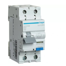 Hager AD910B Áramvédős kismegszakító 1P+N, B-10A, 30mA, 6kA, AC villanyszerelés