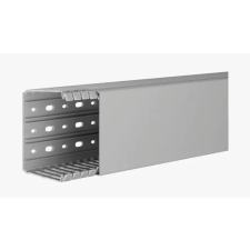 Hager BA780100 Perforált vezetékcsatorna BA7, PVC, 80x100, szürke villanyszerelés