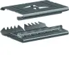 Hager BRS651009 Toldóelem (kupplung) pár, BRS, acél, 70x100mm (fedél: 80mm) földelés átvezető