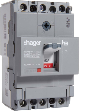 Hager HDA050L Kompakt megszakító x160, 3P, 50A, 18kA, fix TM kioldóval villanyszerelés