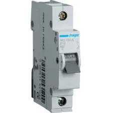 Hager Kft 1B 16A 6kA/10kA, Kismegszakító Hager, MB116A villanyszerelés