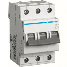Hager Kismegszakító 3P,32A, C karakterisztika, 6 kA (Hager MC332) villanyszerelés