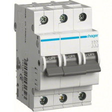 Hager Kismegszakító 3P,3A, C karakterisztika, 6 kA (Hager MC303) villanyszerelés