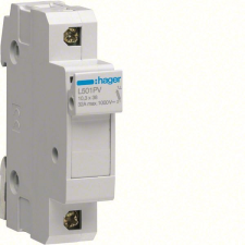 Hager L501PV Biztosítós szakaszoló 1P DC 1000V, L38 villanyszerelés