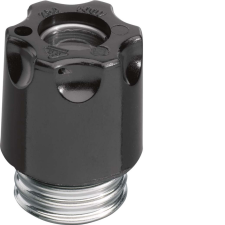 Hager LE27SIP Csavaros fej vizsgálati nyílással, DII E27 szigetelt plombálható 25A villanyszerelés