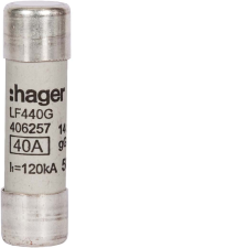 Hager LF440G Hengeres olvadóbiztosítóbetét, 14x51 mm, gG, 40 A villanyszerelés