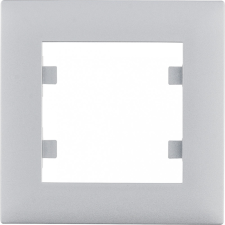 Hager Lumina Intense WL5512 1-es ezüst keret villanyszerelés