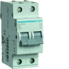 Hager MB220A Kismegszakító 2P, B-20A, 6kA/10kA, 2M