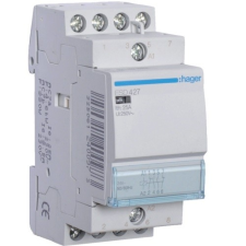 Hager Moduláris kontaktor 25A, 2 Záró + 2 Nyitó érintkező, 24V AC 50 Hz (Hager ESD427) villanyszerelés