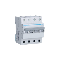 Hager MX416 Kismegszakító 4P, B-16A, 4,5kA, 4M villanyszerelés