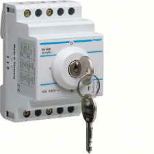 Hager SK606 Kulcsos kapcsoló, I-II, 10A, 2P, 400V, moduláris, 3M villanyszerelés