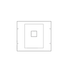 Hager UC009 Quadro HA354/HA357 szakaszoló kapcsoló beépítő készlet 300x350mm villanyszerelés