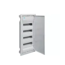 Hager VU48NE Volta kiselosztó IP30, 4x12M, süllyesztett, teli ajtós, 720x314,5x87mm falkivágásba villanyszerelés