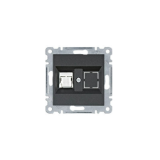 Hager WL2133 Számítógépaljzat RJ45, cat.5e, FTP - fekete villanyszerelés