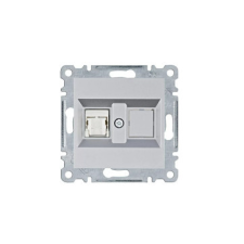 Hager WL2152 Számítógépaljzat RJ45, cat.6e, UTP - ezüst villanyszerelés