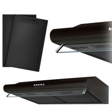  Hagyományos konyhai páraelszívó - Berdsen BE-10-A fekete páraelszívó