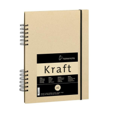 Hahnemühle Kraft Book rajz- és vázlatfüzet, 120 g, 160 oldal - A4 füzet