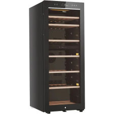 Haier HWS77GDAU1 Szabadonálló Borhűtő 77 palack 190L - Fekete borhűtőgép