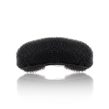 Hair Care kontyalátét hajcsipesszel fekete fodrászkellék