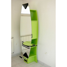 Hair Power Salon Onix tükrös munkafal, pisztácia fodrászkellék