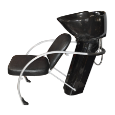 Hair Power Salon porcelán tálas fejmosó fekete-fekete SX-2993 fodrászkellék