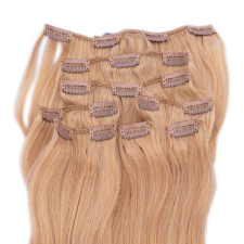 HairExtensionShop Csatos Emberi Póthaj Középszőke Színben 40cm (Szín #14) póthaj