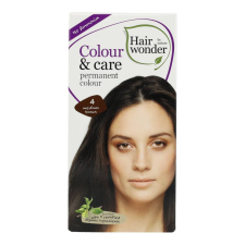 HAIRWONDER COLOUR&CARE 4 KÖZÉPBARNA hajfesték, színező