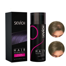 Hajépítő szálak, ritkás hajhoz, hajhiány miatt, alopecia, Sevich, világos gesztenye, 25g hajápoló szer
