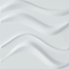  Hajnalka hullám mintás 3D-s polimer vízálló festhető strapabíró műanyag falpanel tapéta, díszléc és más dekoráció