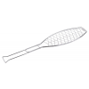  Hal grillrács 416 x 90 mm
