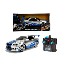Halálos Iramban Nissan Skyline távirányítós Autó - ezüst-kék távirányítós modell