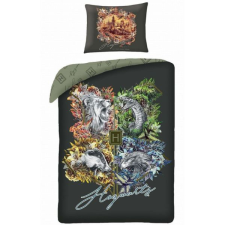 Halantex Harry Potter: Virágzó Roxfort címer mintájú ágyneműhuzat - 140 x 200 cm lakástextília