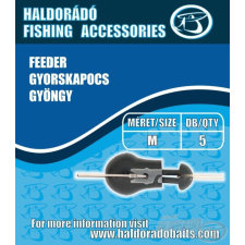 Haldoradó HALDORÁDÓ Feeder gyorskapocs gyöngy "M" méret horgászkiegészítő