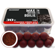  HALDORÁDÓ MAX MOTION Boilie Long Life 30+ mm - Fűszeres Vörös Máj 400g bojli, aroma