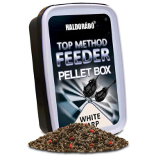  Haldorádó Top Method Feeder Pellet Box - WHITE CARP 400g bojli, aroma