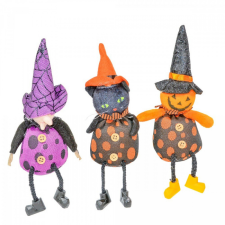  Halloween babzsák figura lógólábú 15cm dekorációs kellék