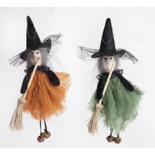 Halloween boszorkány akasztós 23 cm 2 féle dekoráció