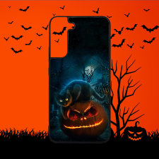  Halloween - Fekete Macska - Samsung tok tok és táska