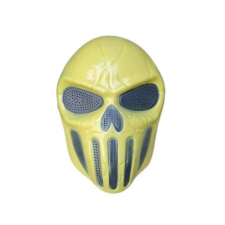  Halloween koponya csontváz maszk álarc farsangi jelmez kiegészítő SÁRGA jelmez