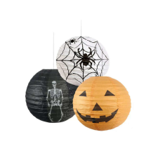  Halloween lampion 30cm többféle dekoráció