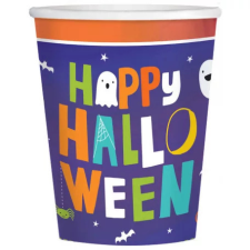 Halloween papír pohár 8 db-os 250 ml party kellék